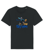 If You're Scared Stay Home! Snowboarding Tricou mânecă scurtă Unisex Rocker