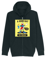 A Good Day To Fresh Hanorac cu fermoar Unisex Connector