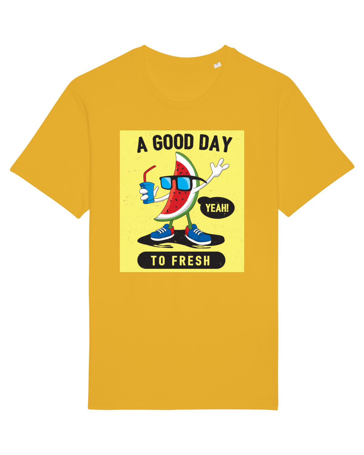 Tricou mânecă scurtă Unisex Rocker Spectra Yellow