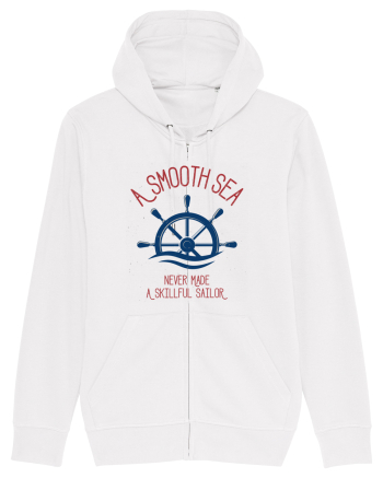 A Smooth Sea Never Made A Skillful Sailor White