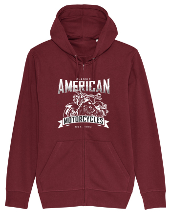 American Motorcycles Burgundy