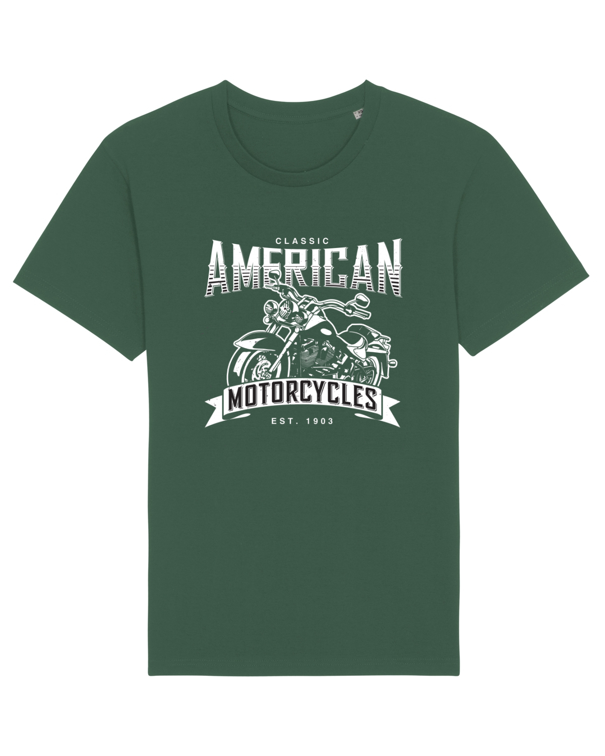 Tricou mânecă scurtă Unisex Rocker Bottle Green