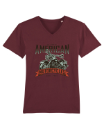 American Motorcycles Tricou mânecă scurtă guler V Bărbat Presenter