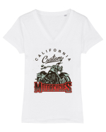 California Motorcycles Tricou mânecă scurtă guler V Damă Evoker