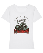 California Motorcycles Tricou mânecă scurtă guler larg fitted Damă Expresser