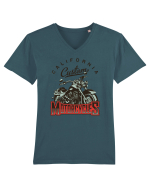 California Motorcycles Tricou mânecă scurtă guler V Bărbat Presenter