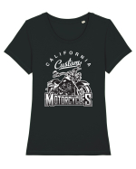 California Motorcycles Tricou mânecă scurtă guler larg fitted Damă Expresser