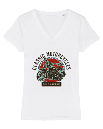 Classic Motorcycles White