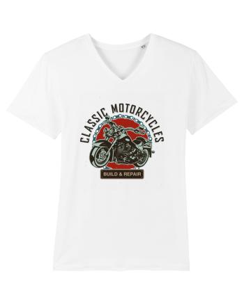 Classic Motorcycles White