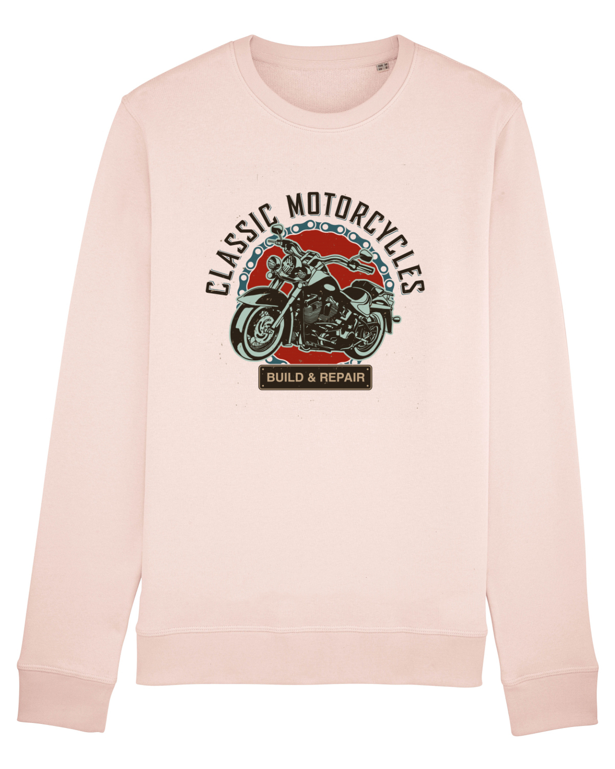 Bluză mânecă lungă Unisex Rise Candy Pink