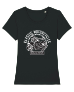 Classic Motorcycles Tricou mânecă scurtă guler larg fitted Damă Expresser