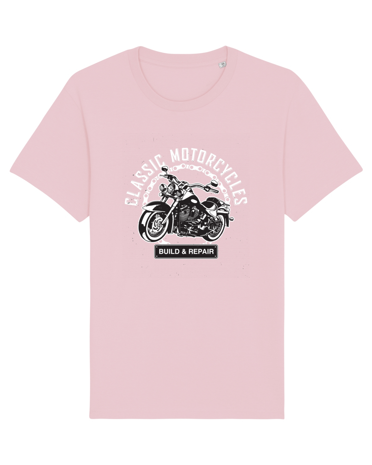 Tricou mânecă scurtă Unisex Rocker Cotton Pink
