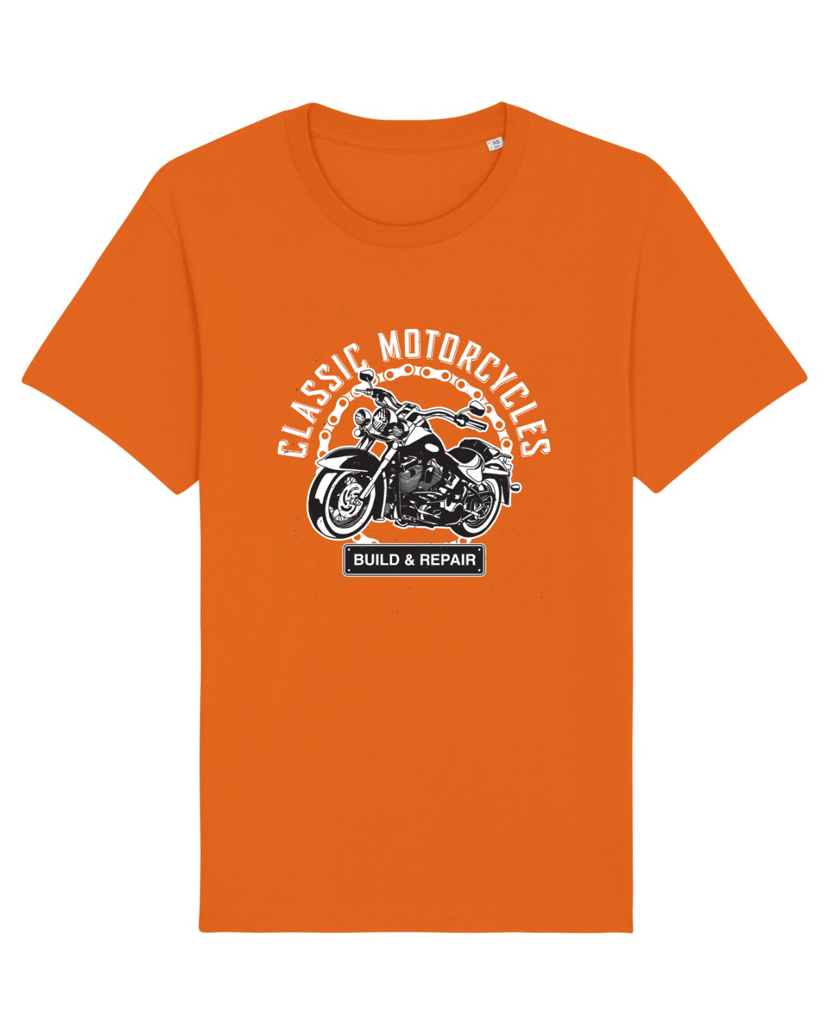 Tricou mânecă scurtă Unisex Rocker Bright Orange