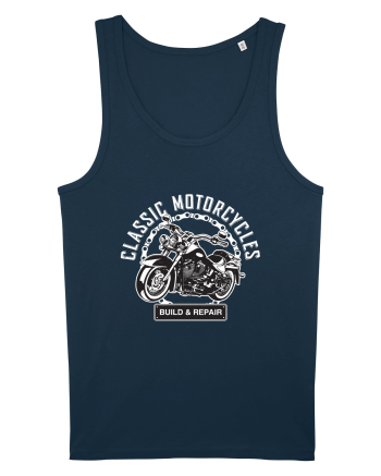 Classic Motorcycles Navy
