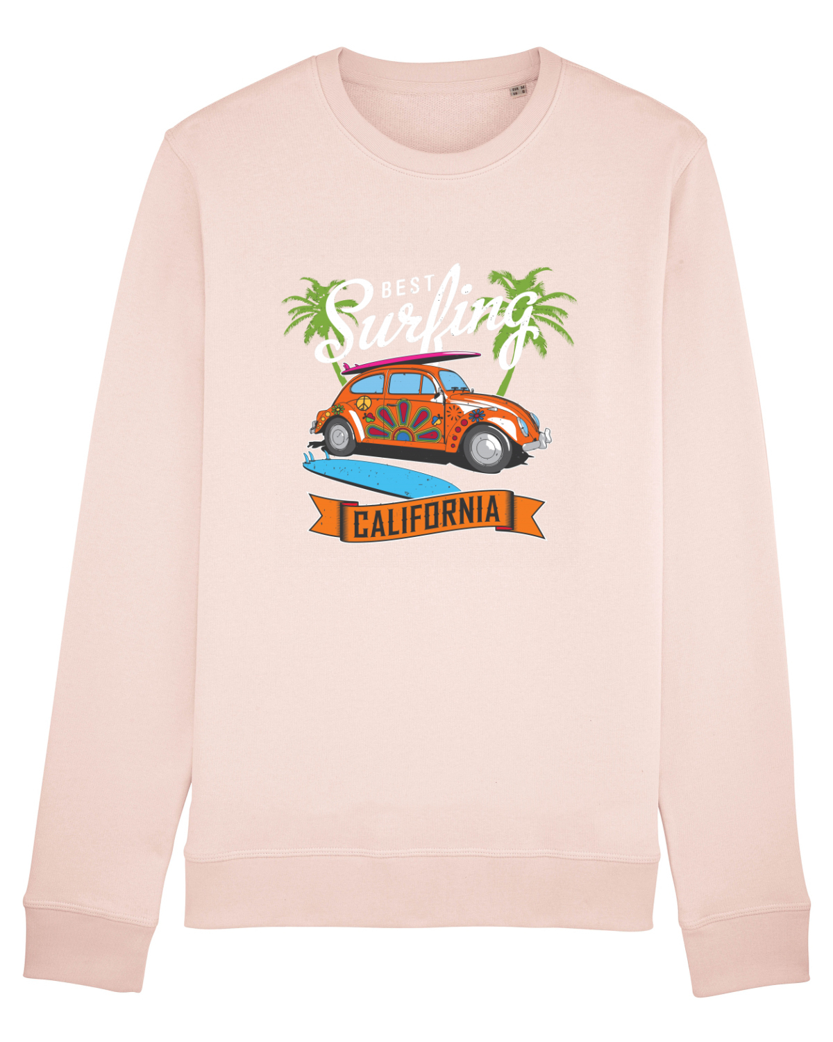 Bluză mânecă lungă Unisex Rise Candy Pink