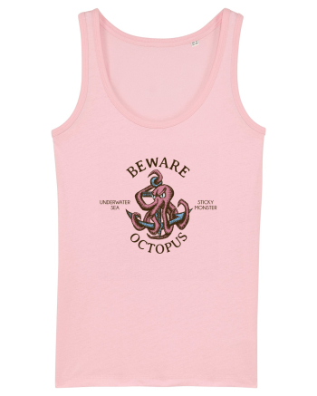 Beware Octopus Cotton Pink