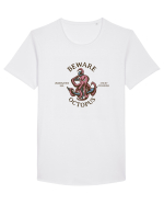 Beware Octopus Tricou mânecă scurtă guler larg Bărbat Skater