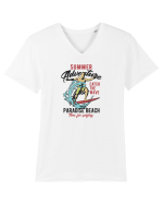Summer Adventure Surfing Tricou mânecă scurtă guler V Bărbat Presenter