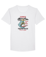 Summer Adventure Surfing Tricou mânecă scurtă guler larg Bărbat Skater