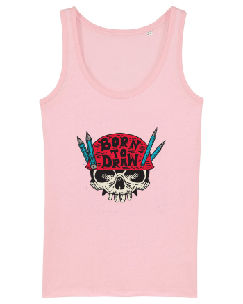 Born To Draw Cotton Pink