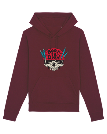 Born To Draw Burgundy