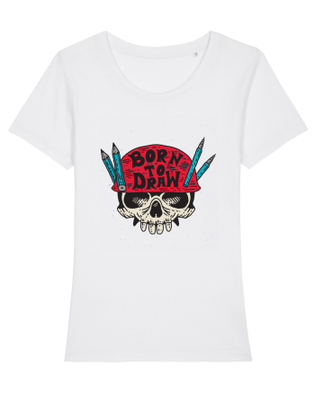 Born To Draw White