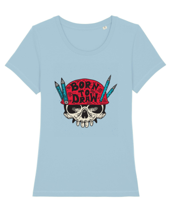 Born To Draw Sky Blue