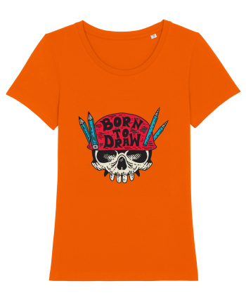 Born To Draw Bright Orange