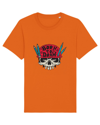 Born To Draw Bright Orange