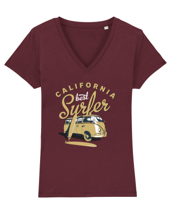 California Best Surfer Burgundy
