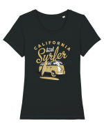 California Best Surfer Tricou mânecă scurtă guler larg fitted Damă Expresser