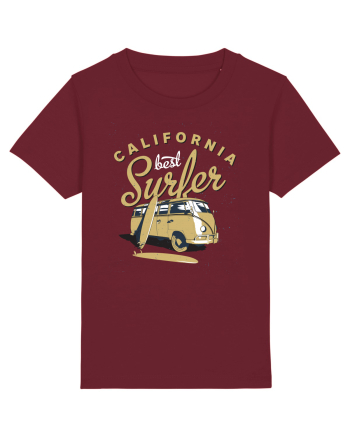 California Best Surfer Burgundy