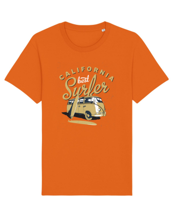 California Best Surfer Bright Orange