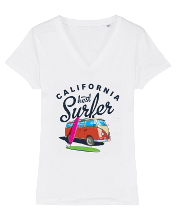 California Best Surfer White