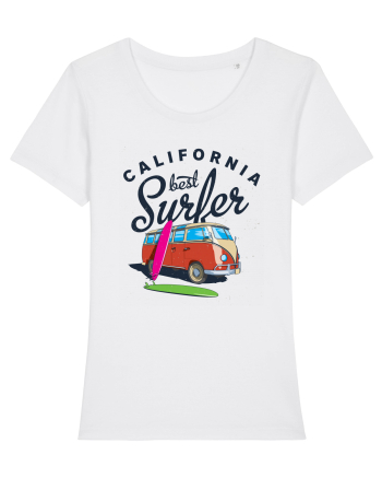 California Best Surfer White
