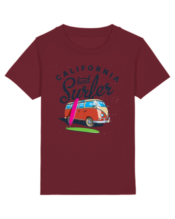 California Best Surfer Burgundy