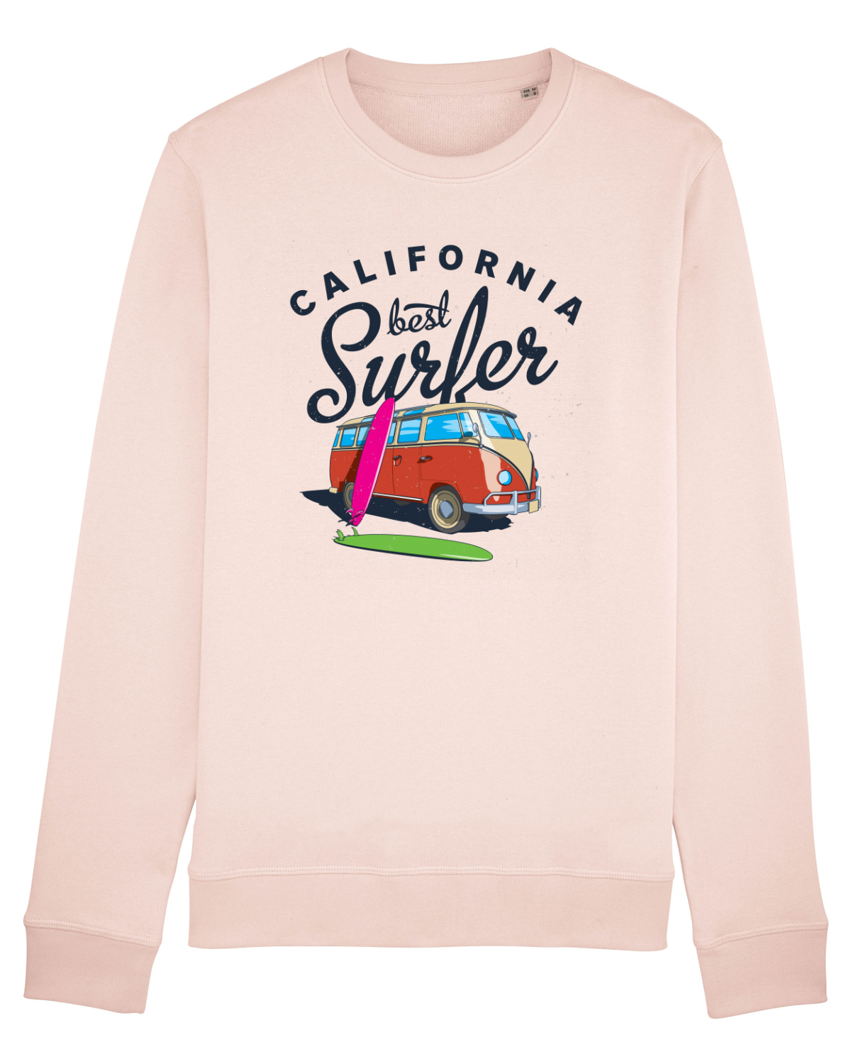 Bluză mânecă lungă Unisex Rise Candy Pink
