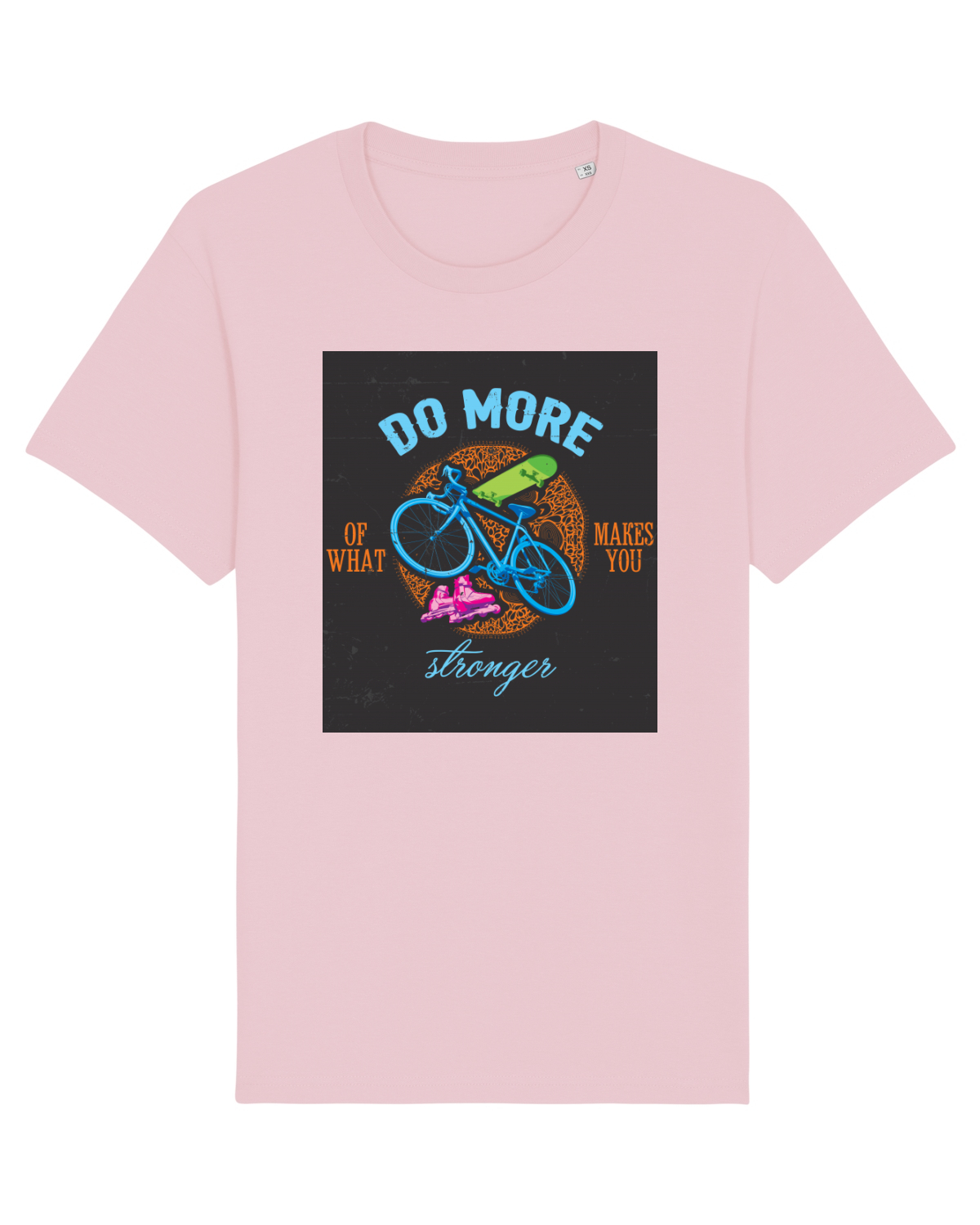 Tricou mânecă scurtă Unisex Rocker Cotton Pink
