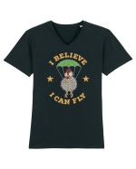 I Believe I Can Fly Tricou mânecă scurtă guler V Bărbat Presenter