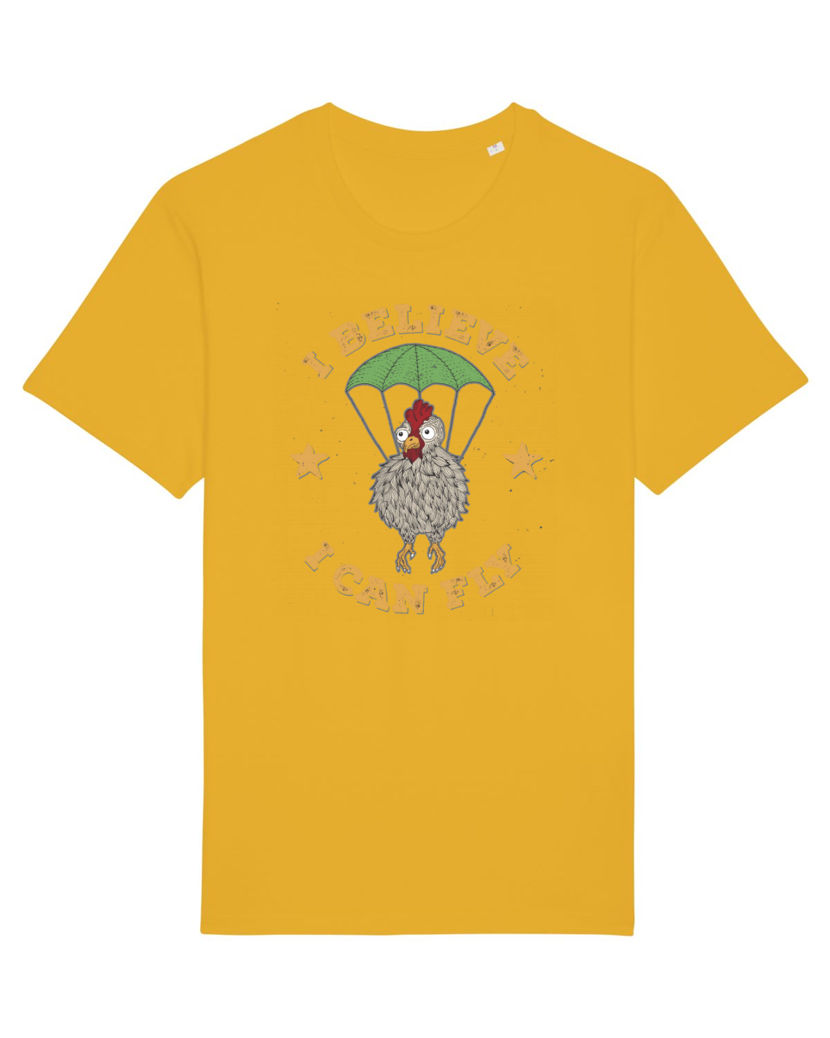 Tricou mânecă scurtă Unisex Rocker Spectra Yellow