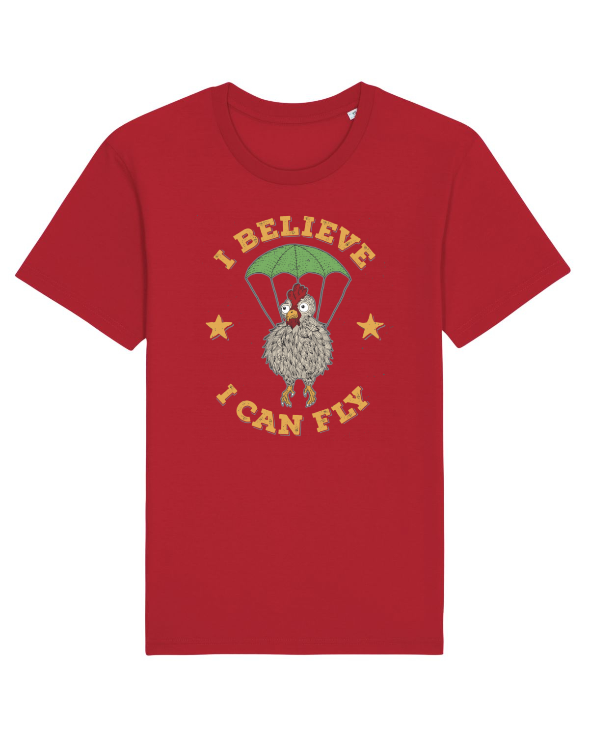 Tricou mânecă scurtă Unisex Rocker Red