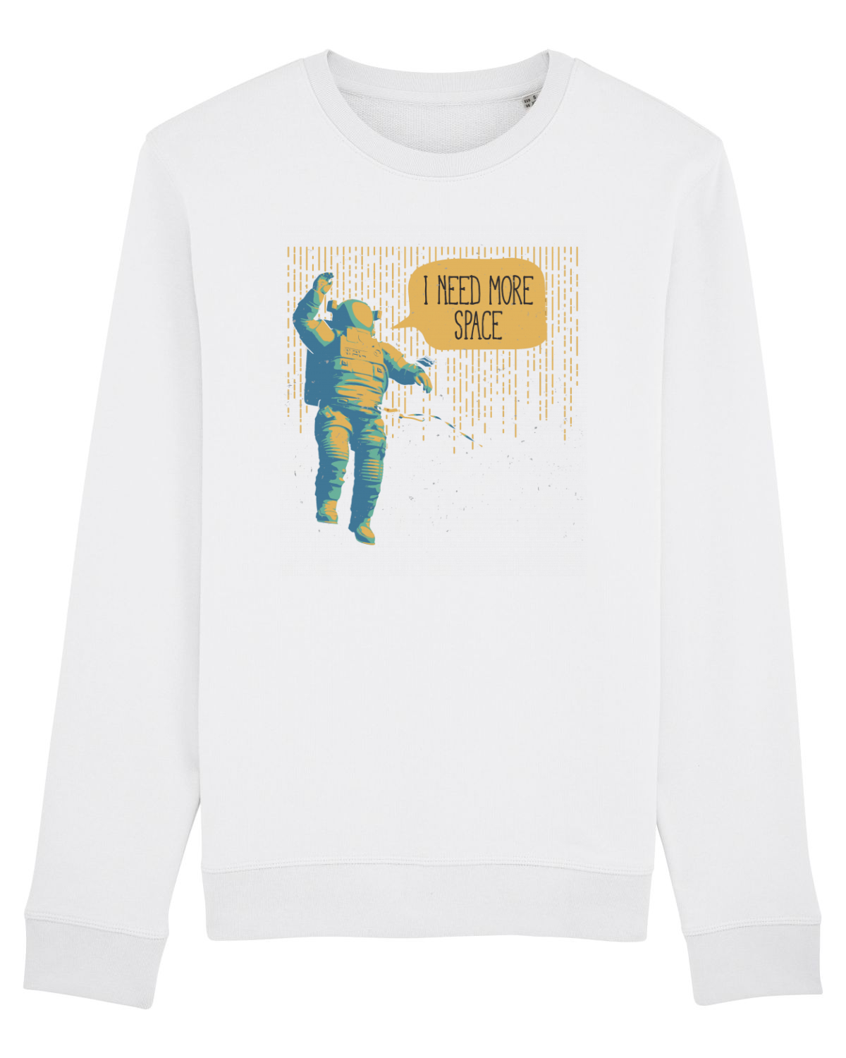 Bluză mânecă lungă Unisex Rise White