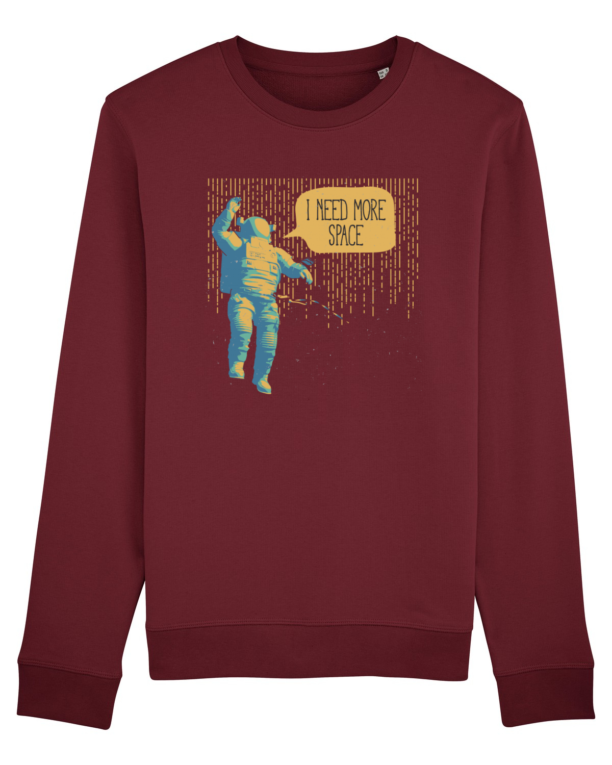Bluză mânecă lungă Unisex Rise Burgundy