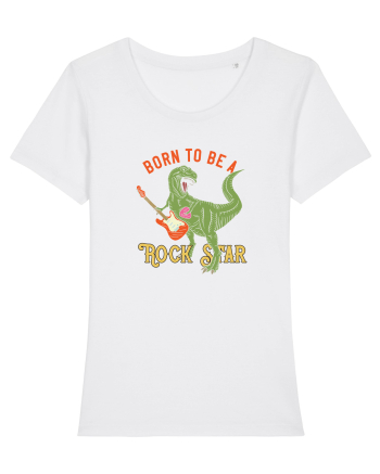 Born to be a Rock Star Trex White