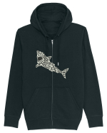 If You See A Shark Don't Panic Hanorac cu fermoar Unisex Connector