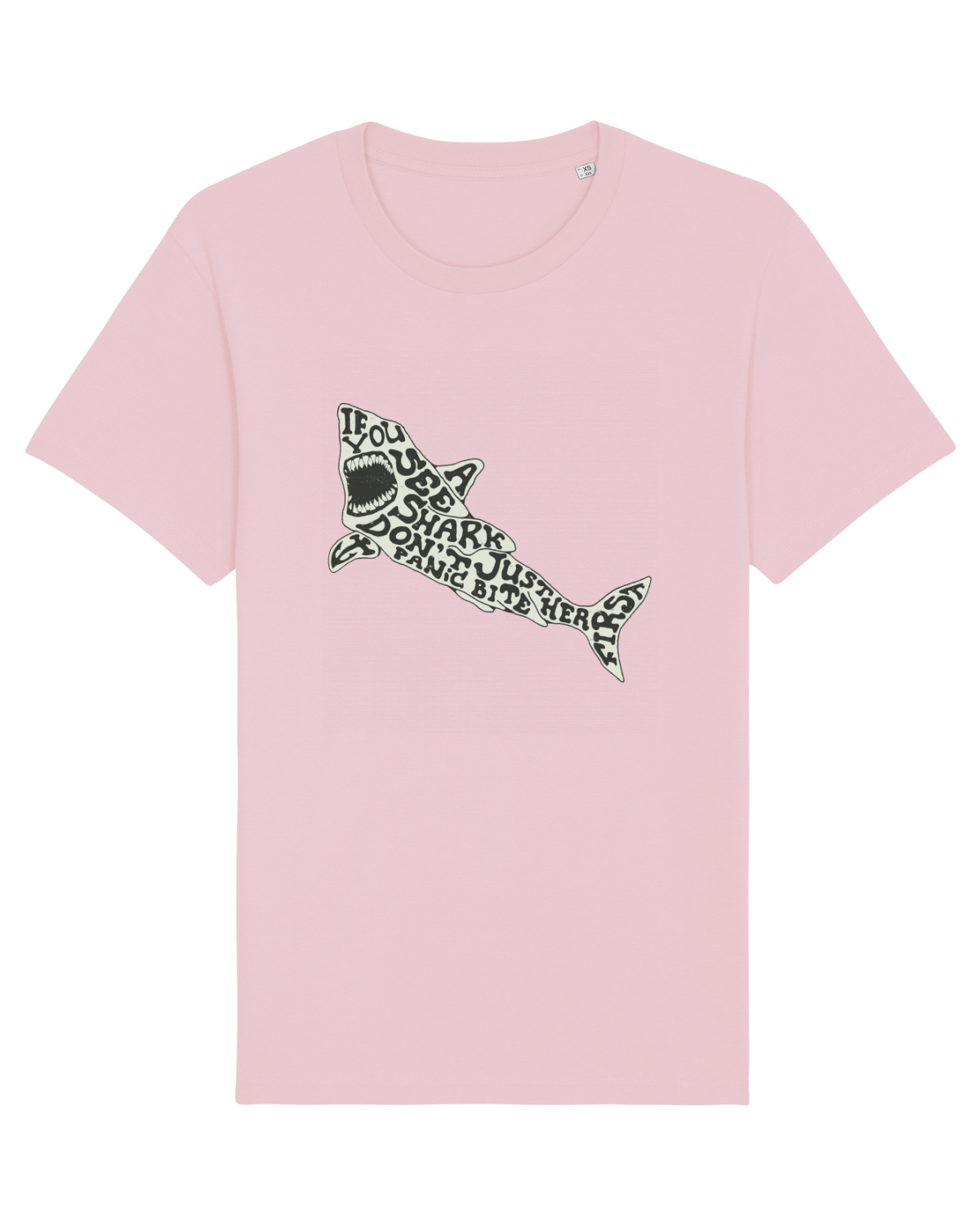 Tricou mânecă scurtă Unisex Rocker Cotton Pink