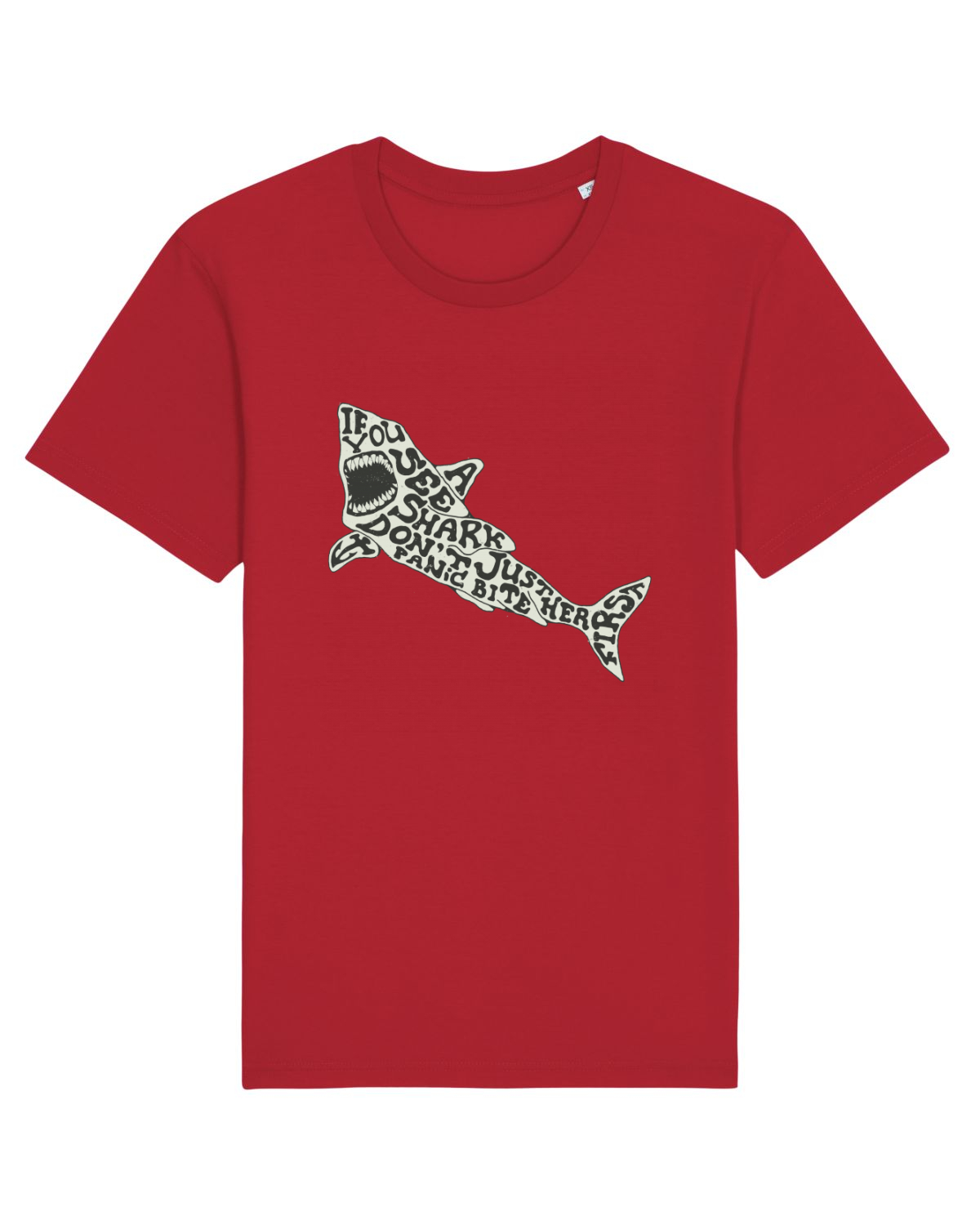 Tricou mânecă scurtă Unisex Rocker Red