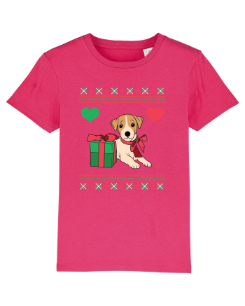 În stil ugly sweater - Cadou cu catel dragut Raspberry