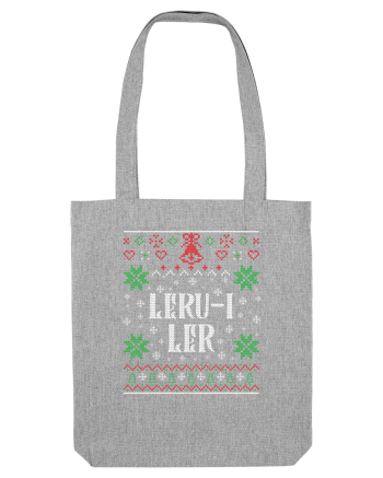 În stil ugly sweater - Leru-i ler Heather Grey