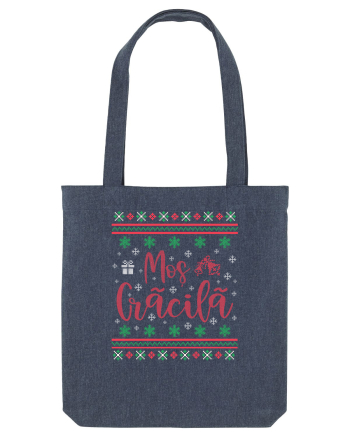 În stil ugly sweater - Moș Crăcilă Midnight Blue